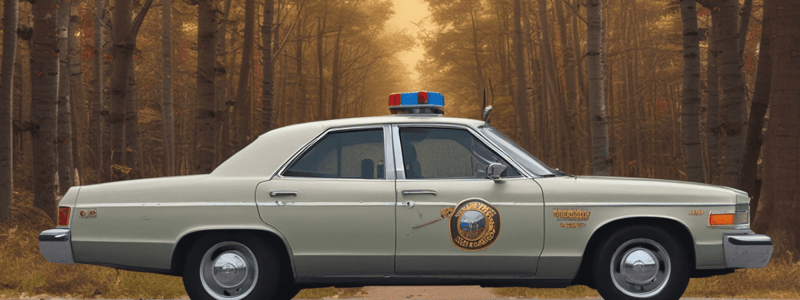 Wisconsin State Patrol 10-Code List Quiz