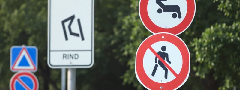 Sécurité Routière: Virages et Rétrécissements