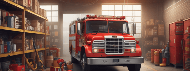 Fire Company Surveys and Equipment Inventory Management