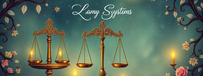 Introduction to Law & Legal Systems