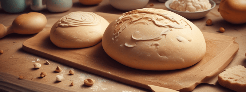 Baking and Pastry: Formation of Dough