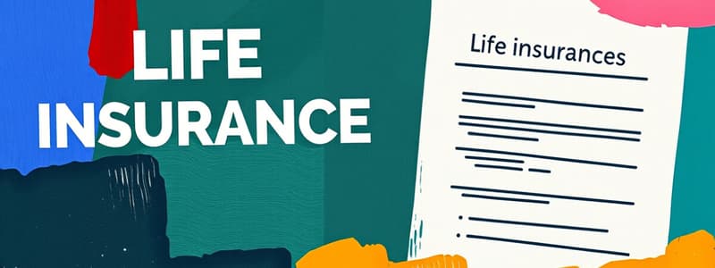 Life Insurance Policies Overview