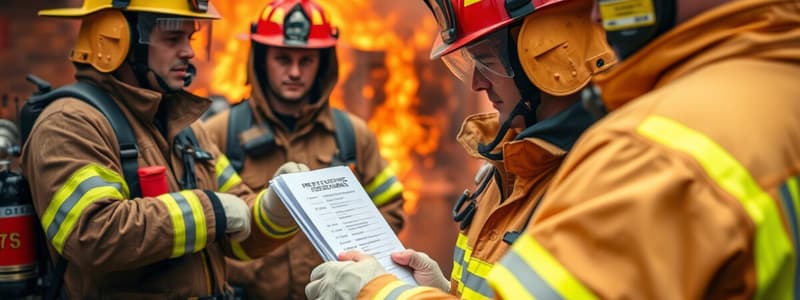 TB 35 - Fire Safety Protocols Quiz