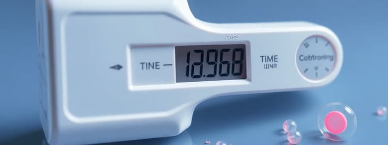 Prothrombin Time (PT) and INR