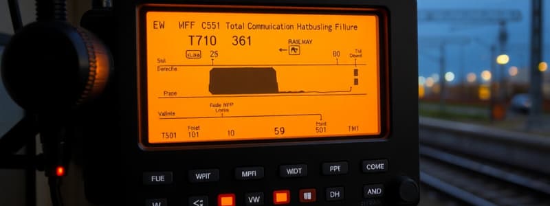 VHF Communication Procedures for TFC