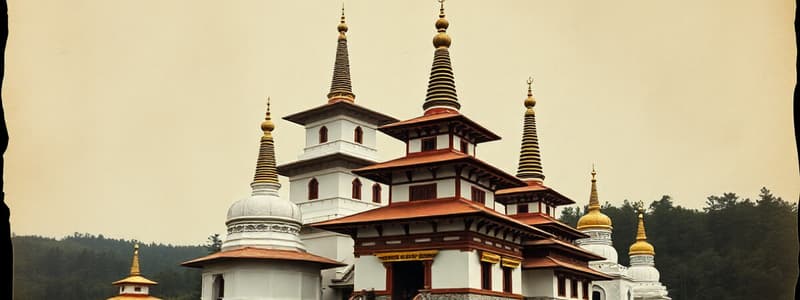 Bhutanese Stupas