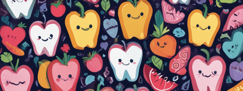 Diet and Nutrition in Dental Health