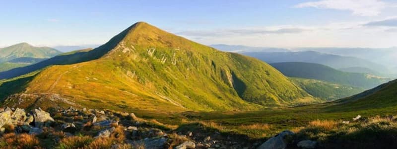 Ukraine's Highest Peak: Hoverla Mountain