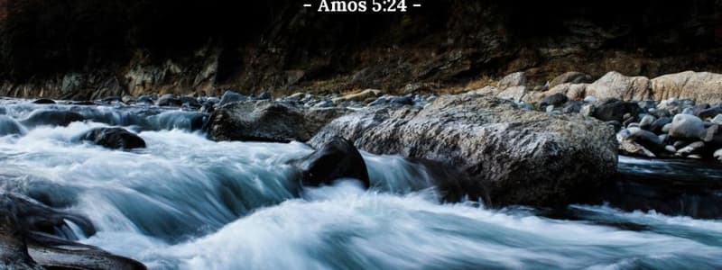 Session 9: The Message and Theology of Amos