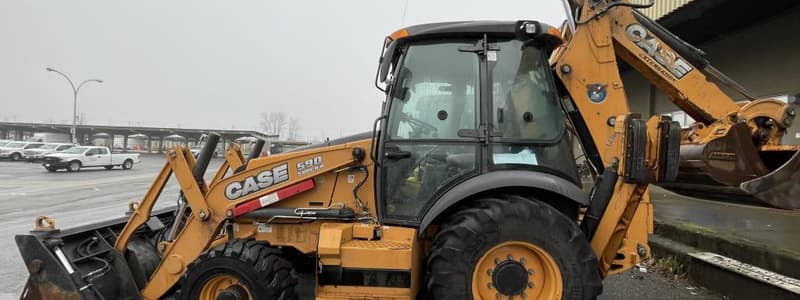 City of Vancouver Sewer's Backhoe Training and Safety Test and Reveiw.