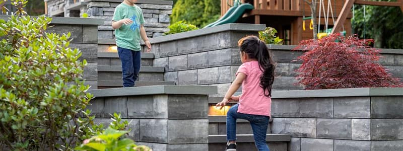 Constructing Steps with Precast Concrete Blocks with Unilock