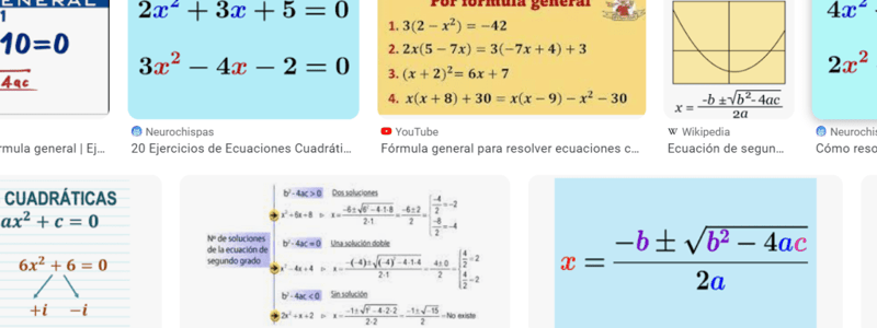 Ecuaciones Cuadráticas: Completas e Incompletas