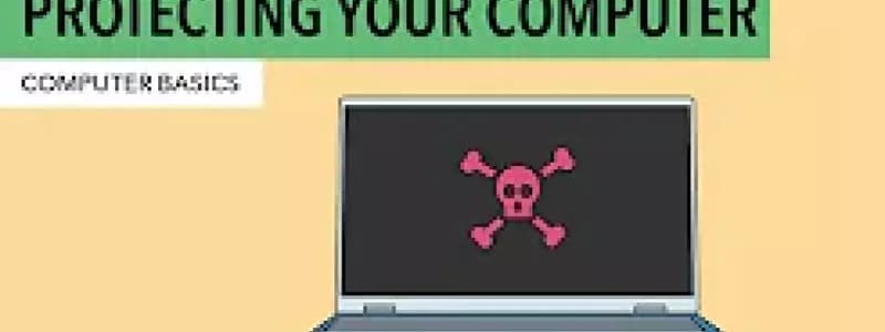 12. Computer Basics: Computer Security and Malware Protection