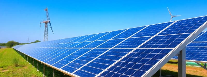 Introduction to Solar Energy