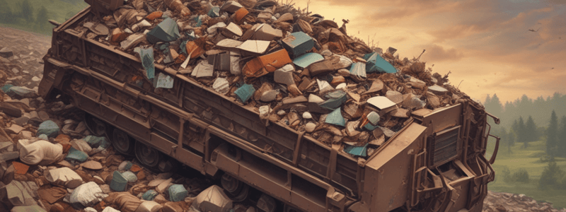 Solid Waste Disposal Methods Quiz