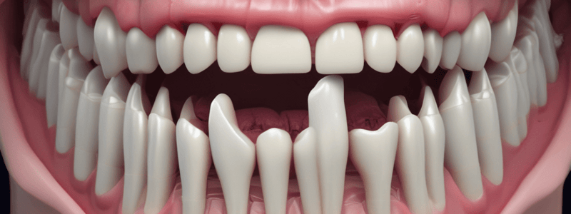 Dental Anatomy Quiz: Dentine Structure