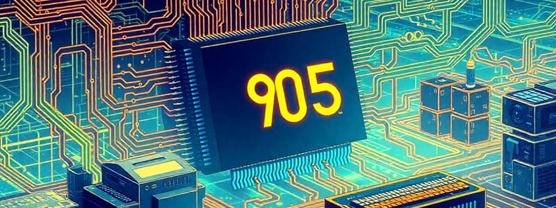 8085 Microprocessor Register Usage