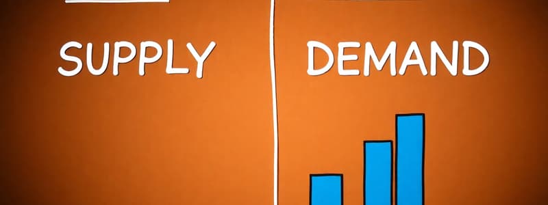 Supply and Demand Quiz