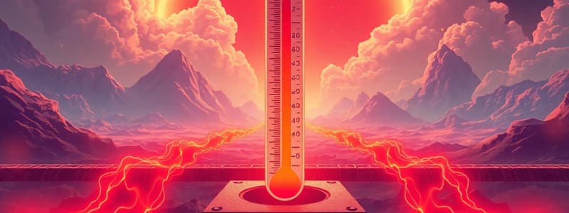 Heat and Temperature Quiz