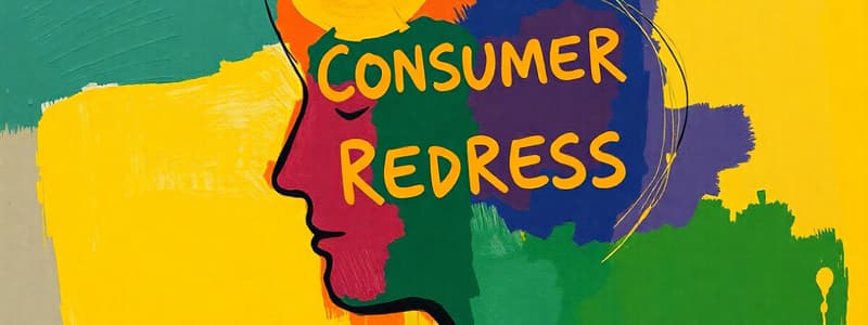 Consumer Redress Mechanisms Quiz