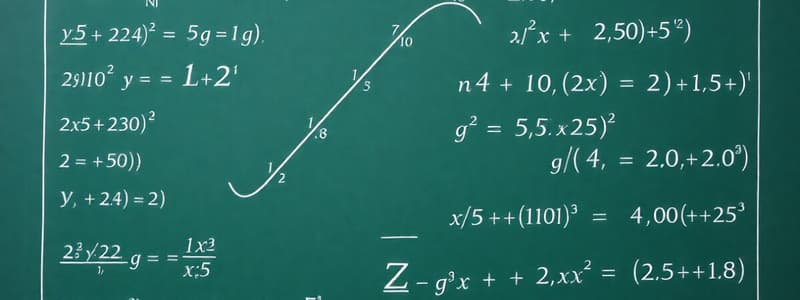 Mathematical Functions Quiz