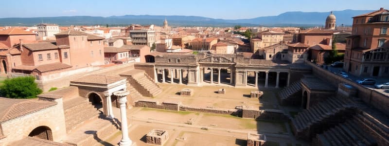 Pompeii and Roman Urban Planning