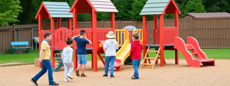 Mädchen im Spielplatz