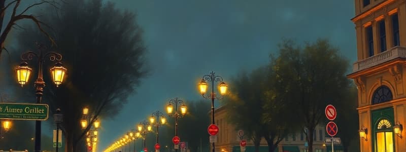 Street Lighting Principles and Practices