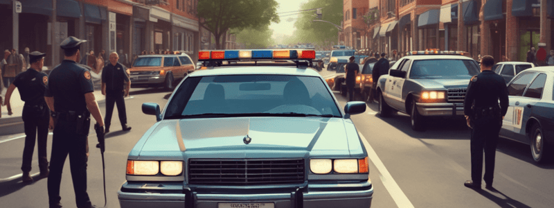 Police Procedure: Vehicle Stops and Traffic Laws