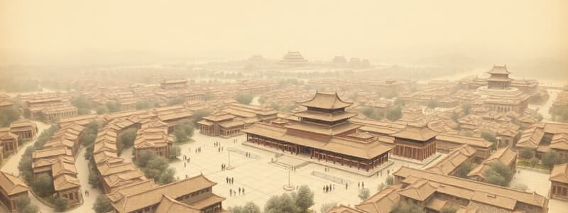 Sui-Tang Era City Planning and Chang'an Layout