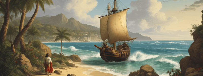 Robinson Crusoe Novel Quiz