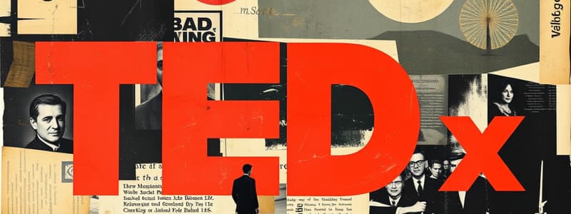 TEDx Event Planning and Passion Discovery