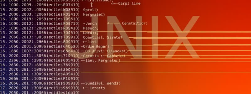 UNIX: Introduction and History