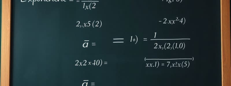 EMath 1101 Exponential and Logarithmic Functions