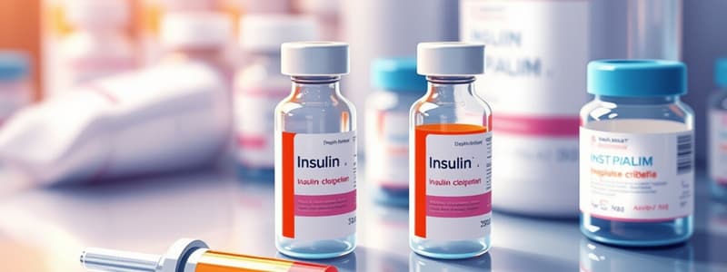 Insulin Preparations Overview