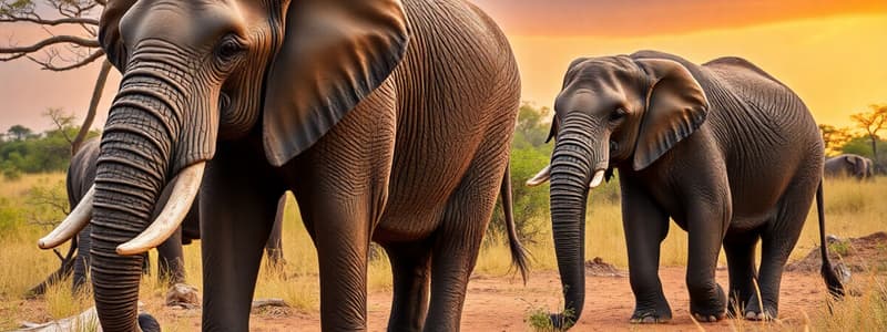 Elephants in Crisis Quiz