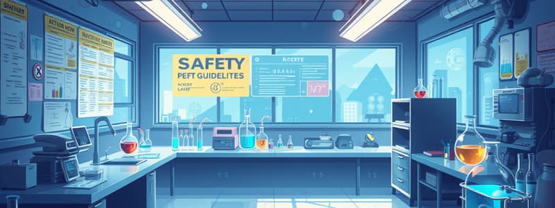 Science Laboratory Safety Overview