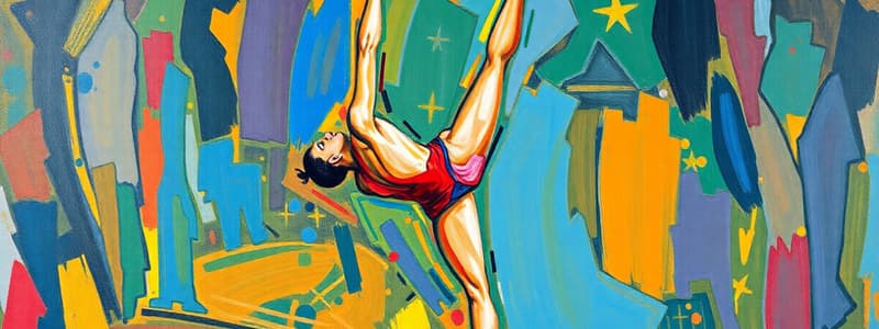 Artistic Gymnastics and Famous Paintings