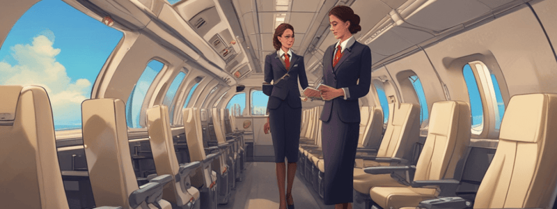 Flight Attendant Pre-Departure Procedures