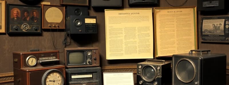 History of Media: Pre-Industrial to Industrial Age