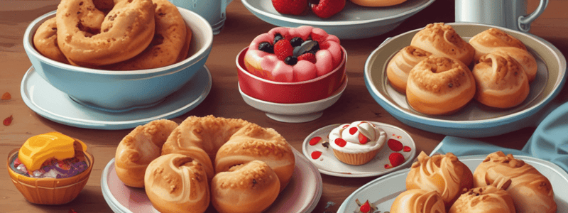 Types of Breakfast Pastries