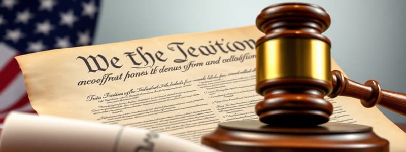 Basic Sources of Law: US Constitution