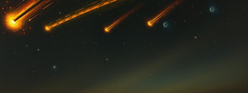 Comets, Meteors and Asteroids