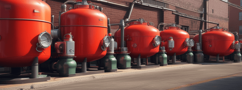 Pressure Tank Types in Firefighting Systems