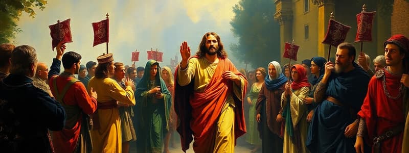 Palm Sunday and Jesus' Triumphal Entry