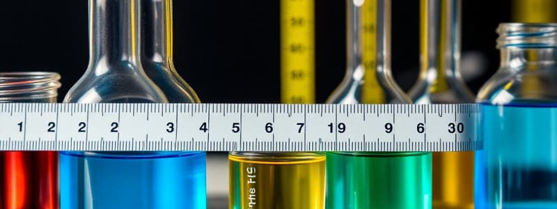 Units of Measurement in Chemistry