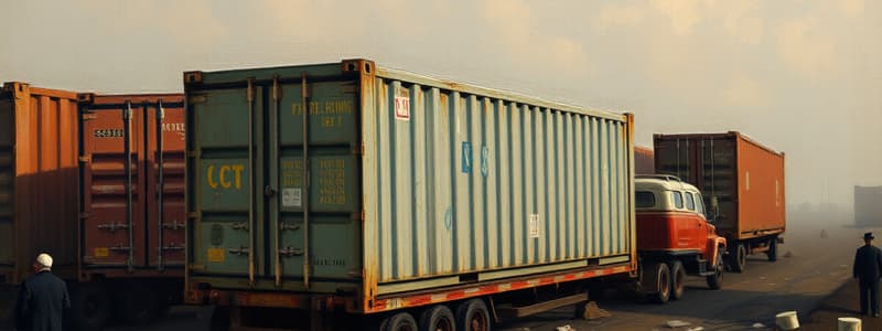 Cargo Container Types and Characteristics