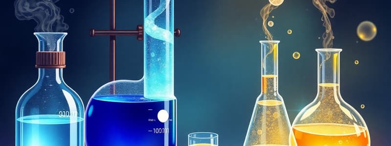 Chemistry - Section on Azeotropes and Distillation