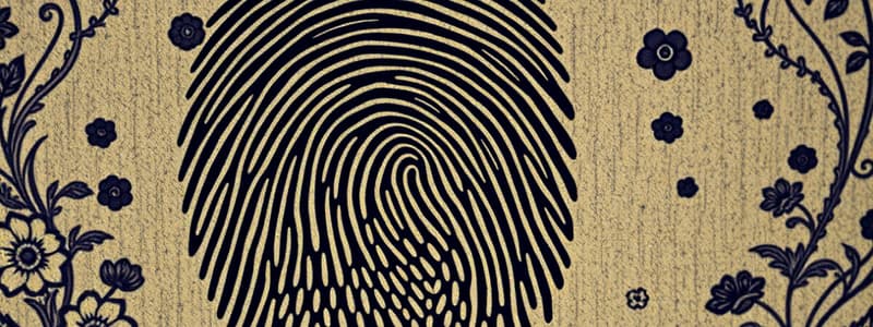 Fingerprint Types and Patterns