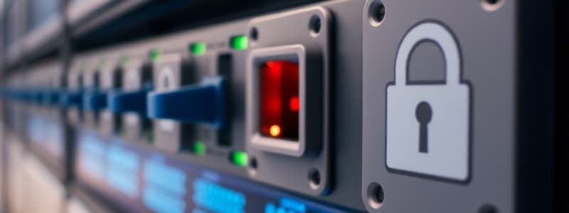 Network Security: Access Controls and Firewalls